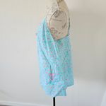 Lilly Pulitzer  Blue and Pink Flower Butterfly Nightgown Sleepwear Size XS Photo 2