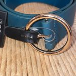 Rue 21 -  gold circle belt with forest green vegan strap size Medium Photo 4
