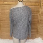 Juicy Couture gray diagonal stripe sweater womans small Photo 1