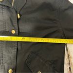 Miss London  Black Women's Hooded Jacket Size S Moto Photo 6