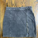 Free People We The Free Black Mini Pencil Skirt with Slit Photo 0