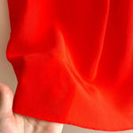 Talbots  100% Silk Orange Tank Top, Flowy Top, Business Casual, Size 2 Photo 7