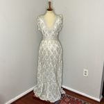 Intermix NWT‎  Orien Silk-Blend Tiered Maxi Dress Photo 3