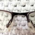 Armani Exchange Brown Tortoise Rectangular Half Rim Reading Glasses AX141 HQE Photo 8