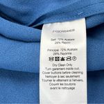 Veronica Beard  Rome Asymmetrical Midi Tunic Top French Blue Size 4 TOP‎ ONLY NEW Photo 6