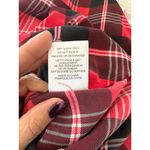 Equipment  Femme 100% Silk Signature Silk Shirt Red and Black Plaid, Size S, EUC Photo 4