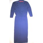 Elie Tahari New Womens Designer $348 Sweater Dress Purple Small Merino Wool S Photo 1