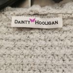 Dainty Hooligan ๐๐ Chunky Knit Ribbed Relaxed Fit Hood Cardigan Sweater S/M Photo 6
