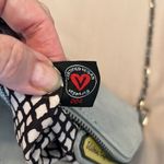 Urban Expression Urban expressions mini greyish blue crossbody wristlet roomy for its size EUC Photo 9