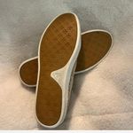 UGG  Adley Perf Stardust Leather Sneaker Comfort Slip-On Shoe Gold Women US7 Photo 3