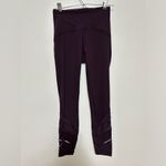 Lululemon  Motionful 7/8 Tight 25” Black Cherry plum purple zip pocket mesh Photo 2