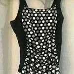 Source Unknown Women’s Polka Dot Tummy Coverage One Piece Photo 0