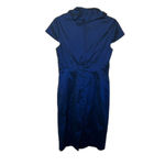 Adrianna Papell Women's Navy Dress Size 8 Prom Wedding Event Formal Occasion Photo 3