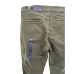 NYDJ Darleen Cargo Legging Jeans Spanish Moss Green Stretch Zip Hem Size 12 NWT Photo 4