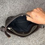 Coach Vintage Black Leather Saddle Bag Purse Women's Handbag Photo 7