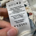 Talula Aritzia  Green Cream Floral Strapless Jumpsuit Womens S Jogger Beachy Vaca Photo 10