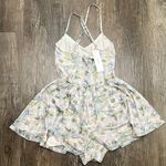 Urban Outfitters FINAL PRICE NWT UO Mattie Floral Mesh Romper Photo 8