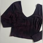 Lululemon Align Long Sleeve Shirt, Diamond Dye Cassis Black, Size 8 Photo 4