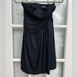EXPRESS | Classic Ruched Top Black Strapless Cocktail Party Dress Size XS NWT Photo 2