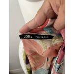 ZARA  Fruit Theme Printed Short Sleeve Button Down Slouchy Cropped Blouse Size S Photo 2