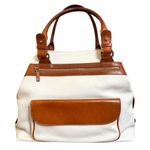 CRISTIAN large leather travel bag / tote, made in Italy Multiple Photo 1