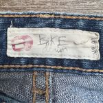 BKE Dement Jeans Womens 29x31 1/2 Y2K Bootcut Stretch Low Rise Distressed Blue Size 29 Photo 5