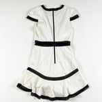 Alice + Olivia Rapunzel Rapunzel Cotton Plan Stretch Lace Applique Tiered Dress Photo 3