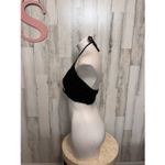 HYFVE  Black Lace-Up Halter Crop Top Size Small Pink Chateau Boutique NWT Photo 1