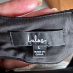 Lulu’s Cut Out & About fit and flare open back dress Black Size L Photo 1