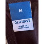 Old Navy  Black Puff Sleeve Cutout Back Dress Size M Photo 4