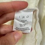 IRO  Linen Cream Crew Neck Distressed Pullover Sweater Womens XS Oversized Beachy Photo 4