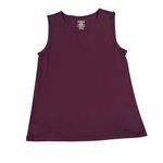 LL Bean Supima Cotton Cardigan and Tank Top Set Deep Purple Womens Medium Small Photo 8