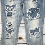 Seven7 💛 Worn & Torn Girlfriend Jeans Light Wash 6 Photo 0