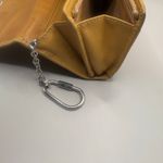 Coach VTG  Leatherware Wallet Cardholder Tan Zip Trifold Carabiner  Y2K Photo 11