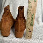 Gianvito Rossi  Camel Suede Block Heel Mid Glove Bootie Size‎ 37 Photo 7