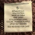 Pink republic  - Dusty Purple Knit Sweater with Lace-Up Detailing (EUC) Photo 4