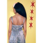 Ciao Lucia Tutti Dress Oyster silver gray polkadot polka dot size XS Photo 13