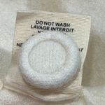 Ulla Johnson  Merino Wool V Neck‎ Cardigan Puff Sleeve Cream Sweater Size Small Photo 8