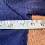 Addison Bay  Womens Quarter Zip Layered Shoulder Poplar Pullover Navy Medium NWT‎ Photo 7