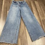 Mica Los Angeles Jeans 24 Blue Denim Wide Leg Flare High Waisted Skater Rave Photo 2