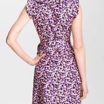 Kate Spade Aubrey Silk Multicolor Abstract Print Ruffled Wrap Mini Dress Size 8 Photo 1