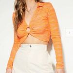 Rue 21 Orange Long Sleeve Top Photo 0