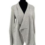 Three Dots  Womens Open Front Long Sleeve Cotton Blend‎ Cardigan Gray Medium Photo 0