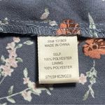 Inspired Hearts Floral Milkmaid Dress Sz XL Puff Sleeves Prairie Cottage Peasant Blue Photo 10