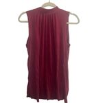 Anthropologie ✨ Dolan Tie Front Tank Sz Small Maroon Top✨ Photo 2