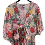 Old Navy  Multicolor Linen Blend Floral Garden Party Spring Summer Maxi Dress XL Photo 2