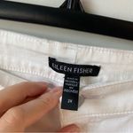 Eileen Fisher  Organic Cotton‎ Denim Wide Leg Jeans White 2X Photo 3
