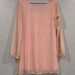 Honey Punch  Light Pink Long Sleeve Dress Photo 0