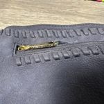 Rebecca Minkoff  Navy Blue Leather Suede Saddle Bag Photo 4