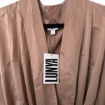 NEW NWT LUNYA Washable Silk Robe Delicate Pink Large/XL Photo 5